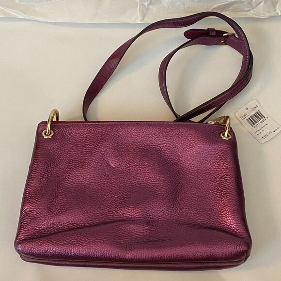 COACH MIA METALLIC BERRY CROSSBODY BAG !NWT! - Picture 3 of 11